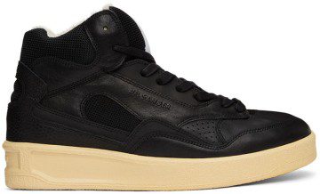 Jil Sander Black Basket High-Top Sneakers (JSMU860008 MUZ00004N)