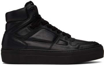 AMI Alexandre Mattiussi White Leather Ami de Cœur High-Top Sneakers (USN415.857)