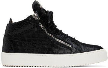 Giuseppe Zanotti Black May London High Sneakers (RU70009-84519)