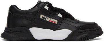Miharayasuhiro Black OG Sole Leather Parker Sneakers (A08FW702)