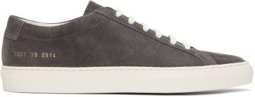 Common Projects Pink Suede Achilles Low Sneakers (ARTICLE 2327)