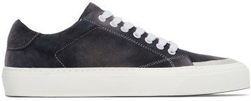 John Elliott Black Suede Haze Low Sneakers (J024Q2614A)