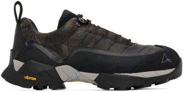 ROA Black Suede Katharina Sneakers (LE10-001K)
