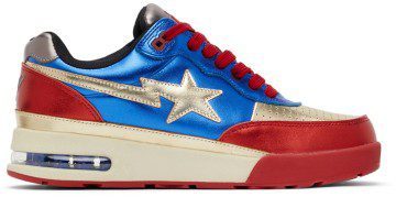 BAPE Blue Sta Low Sneakers (001FWI201006I)