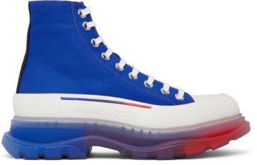 Alexander McQueen White Tread Slick Hi Sneakers (705659W4TGE)