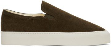The Row Black Dean Sneakers (F2008-L25)