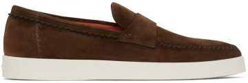 Santoni Brown Dowdy GEXU48 Sneakers (MGAI18087PANBGEXS50)