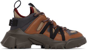 MCQ Brown Orbyt 2.0 Low Sneakers (682029R2802)