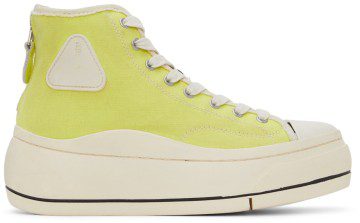 R13 Green Kurt High-Top Sneakers (R13S5029M-S044A)