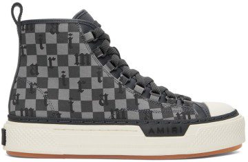AMIRI Grey English Court Hi Sneakers (SS22MFS005)