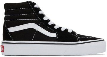Vans Kids Black Sk8-Hi Little Kids Sneakers (VN000D5F6BT1)