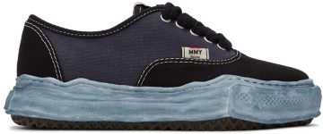 Miharayasuhiro Grey & White Baker Over-Dyed Sneakers (A08FW724)