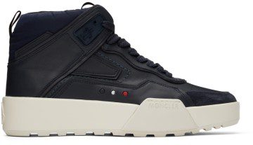 Moncler Navy Promyx Space High Sneakers (H109A4M00320M1780)