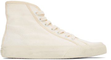 Re/Done Off-White 70s High Top Sneakers (219-19W9HTS)