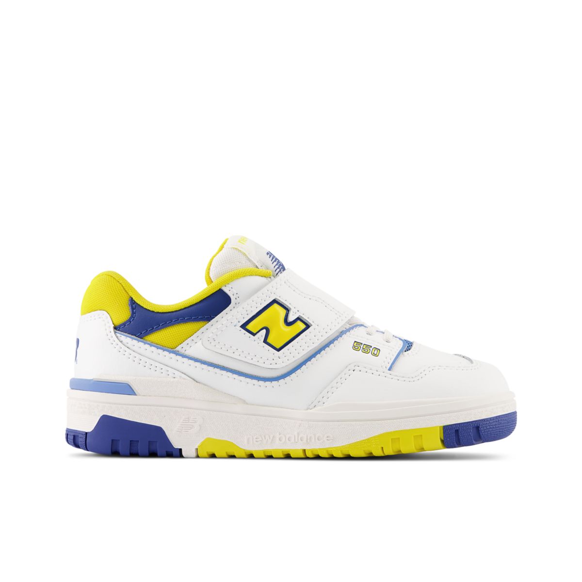 New Balance 550 Bungee Lace with Top Strap White / / Heritage