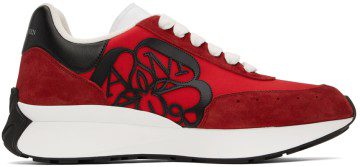 Alexander McQueen Red Sprint Sneakers (688546W4T22)