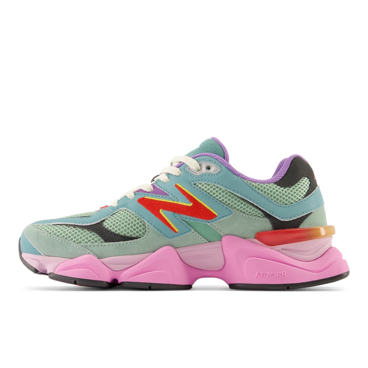 New Balance 9060 Sage Leaf / Neo Flame / Raspberry (U9060V141991)