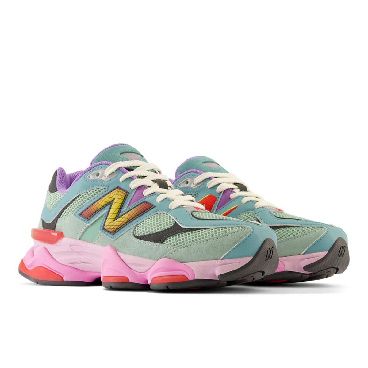 New Balance 9060 Sage Leaf / Neo Flame / Raspberry (U9060V141991)