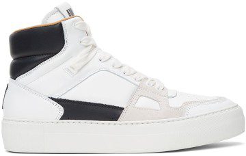AMI Alexandre Mattiussi White & Black Ami de Cœur Sneakers (USN415.858)