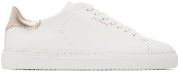 Axel Arigato White & Gold Clean 90 Contrast Sneakers (98730)