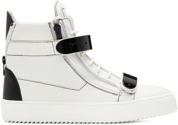 Giuseppe Zanotti White Coby High Sneakers (RM20004-92185)
