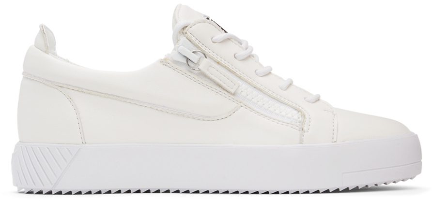 Bukken klif prins Giuseppe Zanotti White July Traze Sneakers (RU00067-87324)