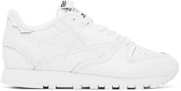 Reebok Maison Margiela CL Memory of Schoenen Cloud White / Black / Cloud White