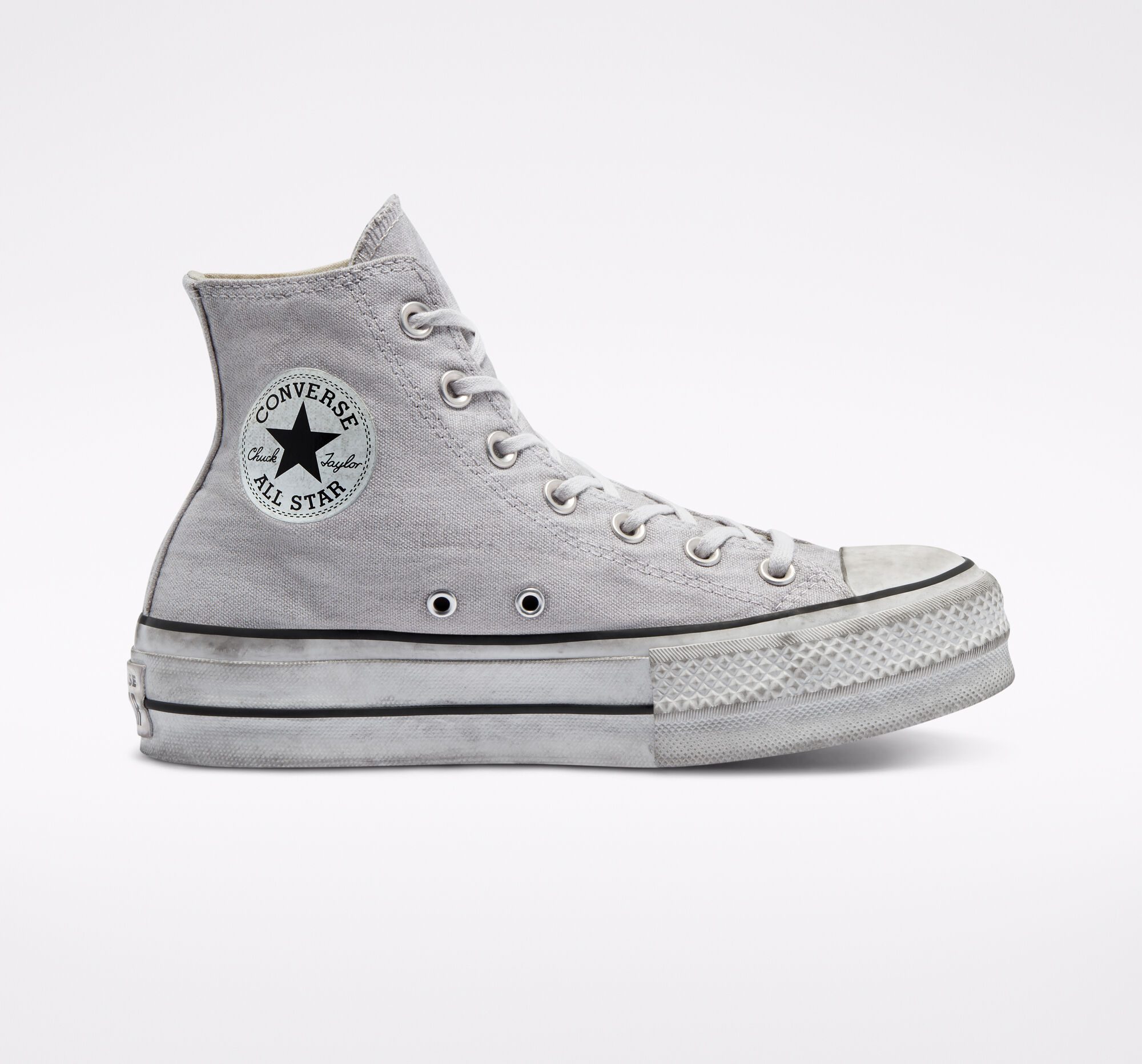 Converse Chuck Taylor All Star Platform Smoked Canvas Light Smoke In