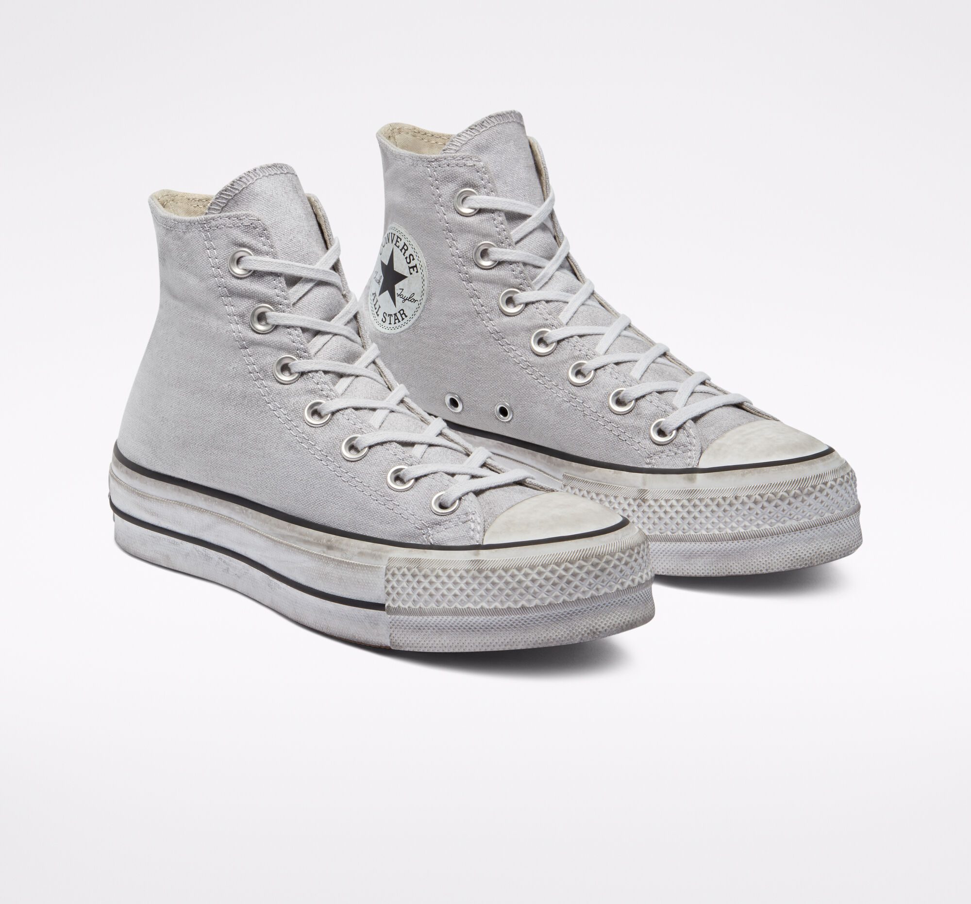 Converse Chuck Taylor All Star Platform Smoked Canvas Light Smoke In