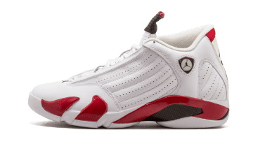 Jordan 14 Retro Candy Cane (2012) White / Black-varsity Red (487471-101)