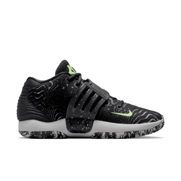 Nike KD 14 Black Lime Glow Black / Grey Fog-lime Glow-white (CW3935-005)