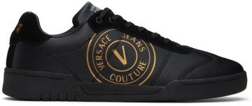 Versace Jeans Couture Black Brooklyn Sneakers (E73YA3SD1 EZP136)