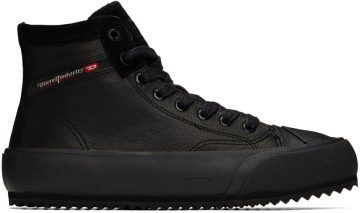 Diesel Black S-Principia Mid X Sneakers (Y02966PR013)