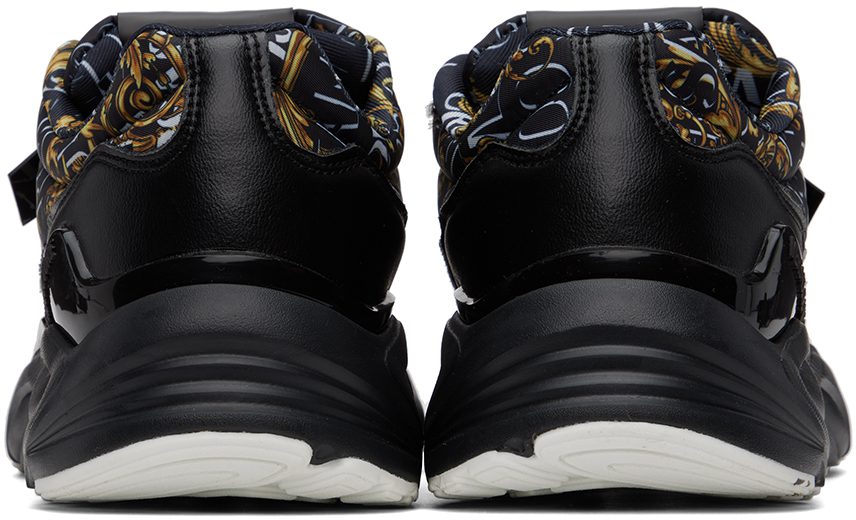 Versace Jeans Couture Black Wave Sneakers (E73YA3SW2EZS240)