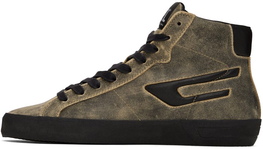Diesel Taupe Leroji Mid X Sneakers (Y02970P4792)