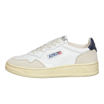 Autry Medalist Low Leather / Suede White / Blue (AULWLS28)