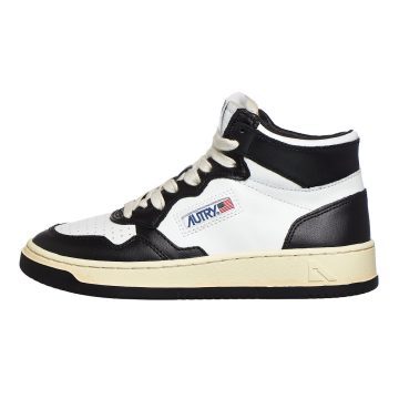 Autry Medalist Mid White / Black (AUMWWB01)