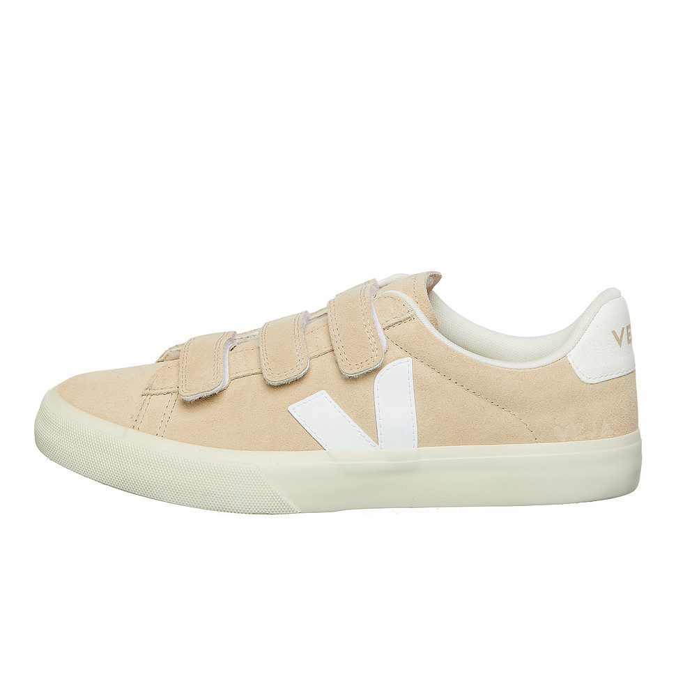 Veja Recife Logo Almond / White (RC0302960B)
