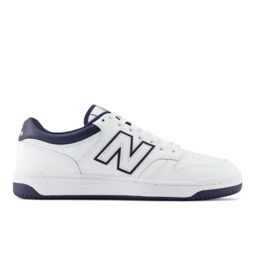 New Balance BB480 LWN White / Navy (BB480LWN)