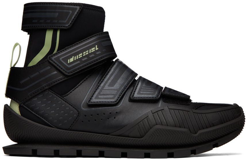Diesel Black Pendhio Sock Sneakers (Y02900P4624)