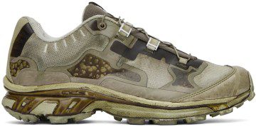 11 by Boris Bidjan Saberi Green Salomon Edition Bamba 5 Low Sneakers (255 11xS)