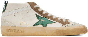 Golden Goose Off-White Mid Star Sneakers (GMF00122.F003356.11229)