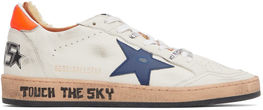 Golden Goose White Ball Star Sneakers (GMF00117.F003247.11194)