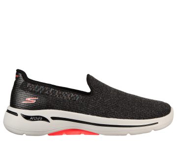Skechers Skechers GO WALK Arch Fit – Our Earth – Zwart / Heet Roze (124416-BKHP)