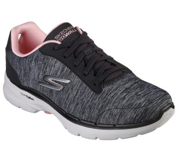Skechers Skechers GOwalk 6 – Magic Melody – Zwart / Roze (124506-BKPK)