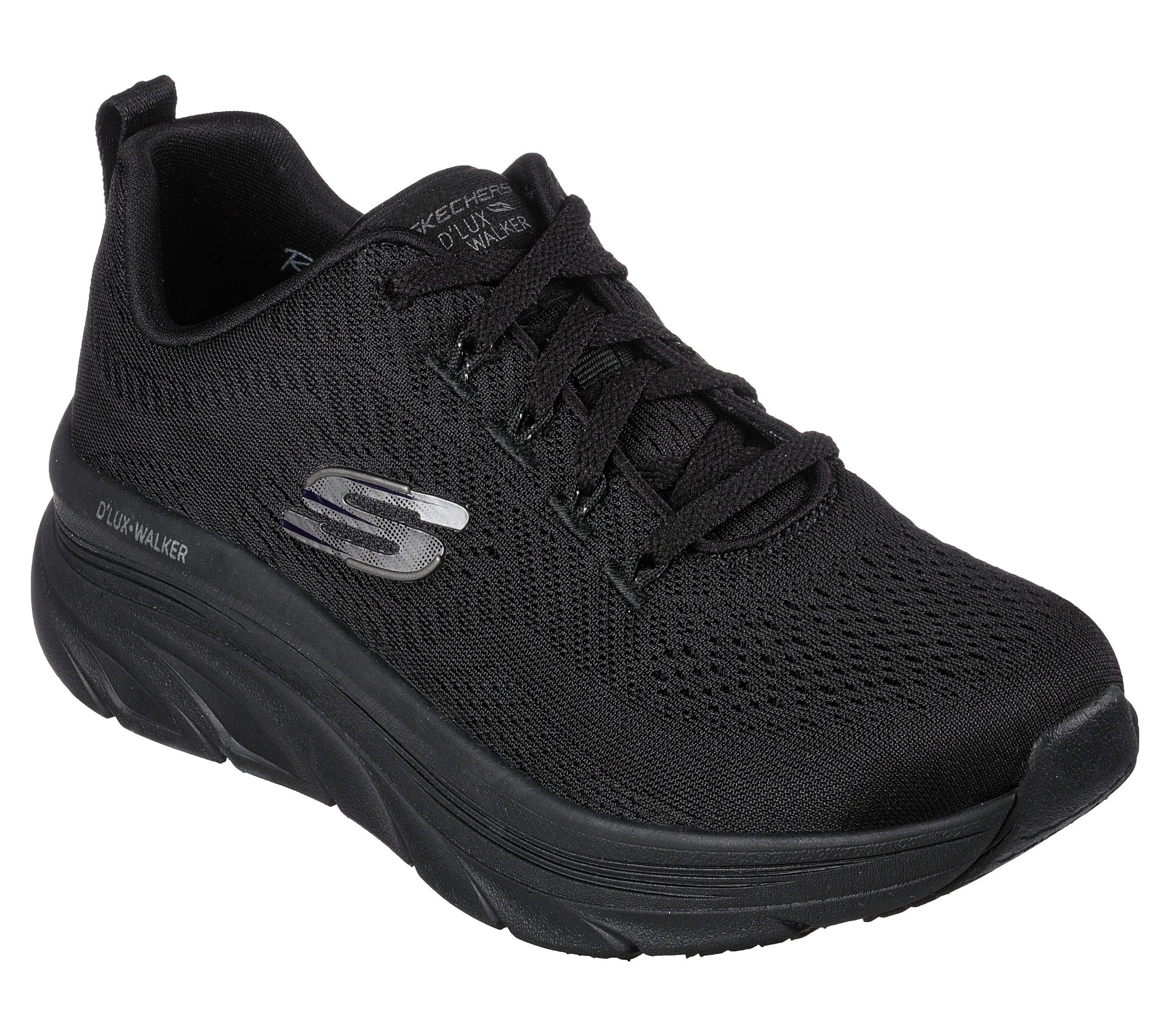 Skechers Relaxed Fit: D’Lux Walker – Fresh Finesse – Zwart (149368-BBK)