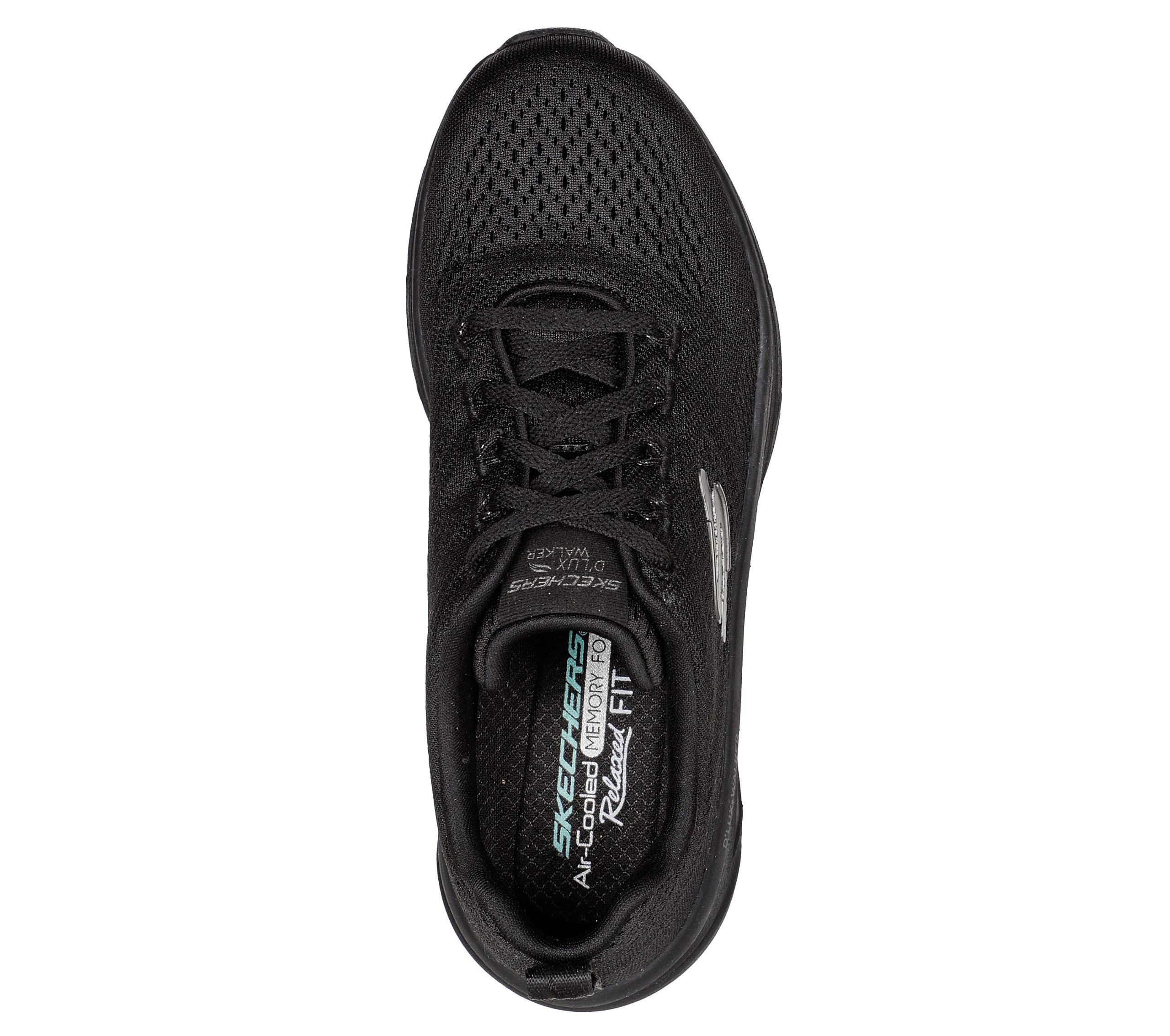 Skechers Relaxed Fit: D’Lux Walker – Fresh Finesse – Zwart (149368-BBK)