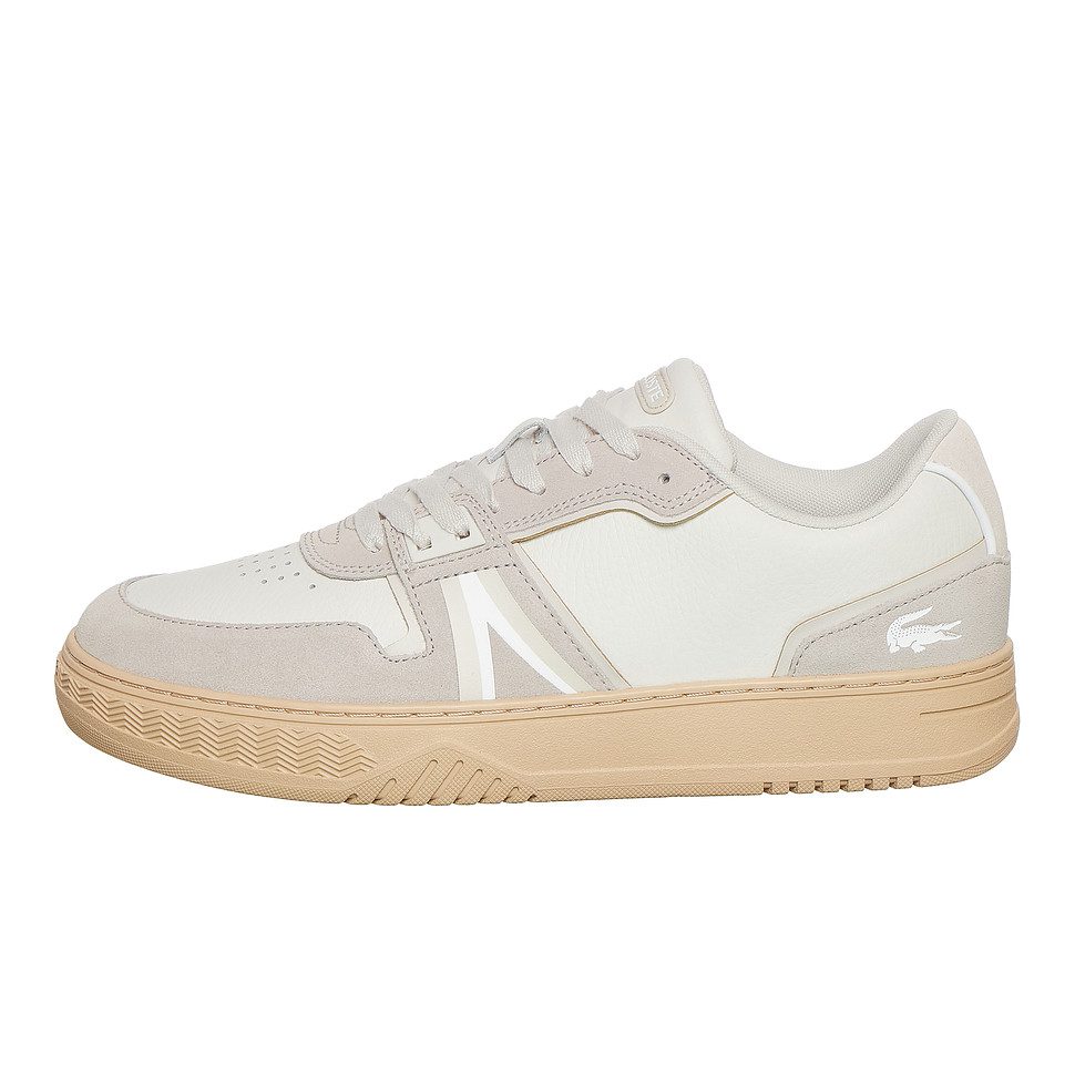 Lacoste L001 Leather/Suede Light Grey / Off White (44SMA0136-235)