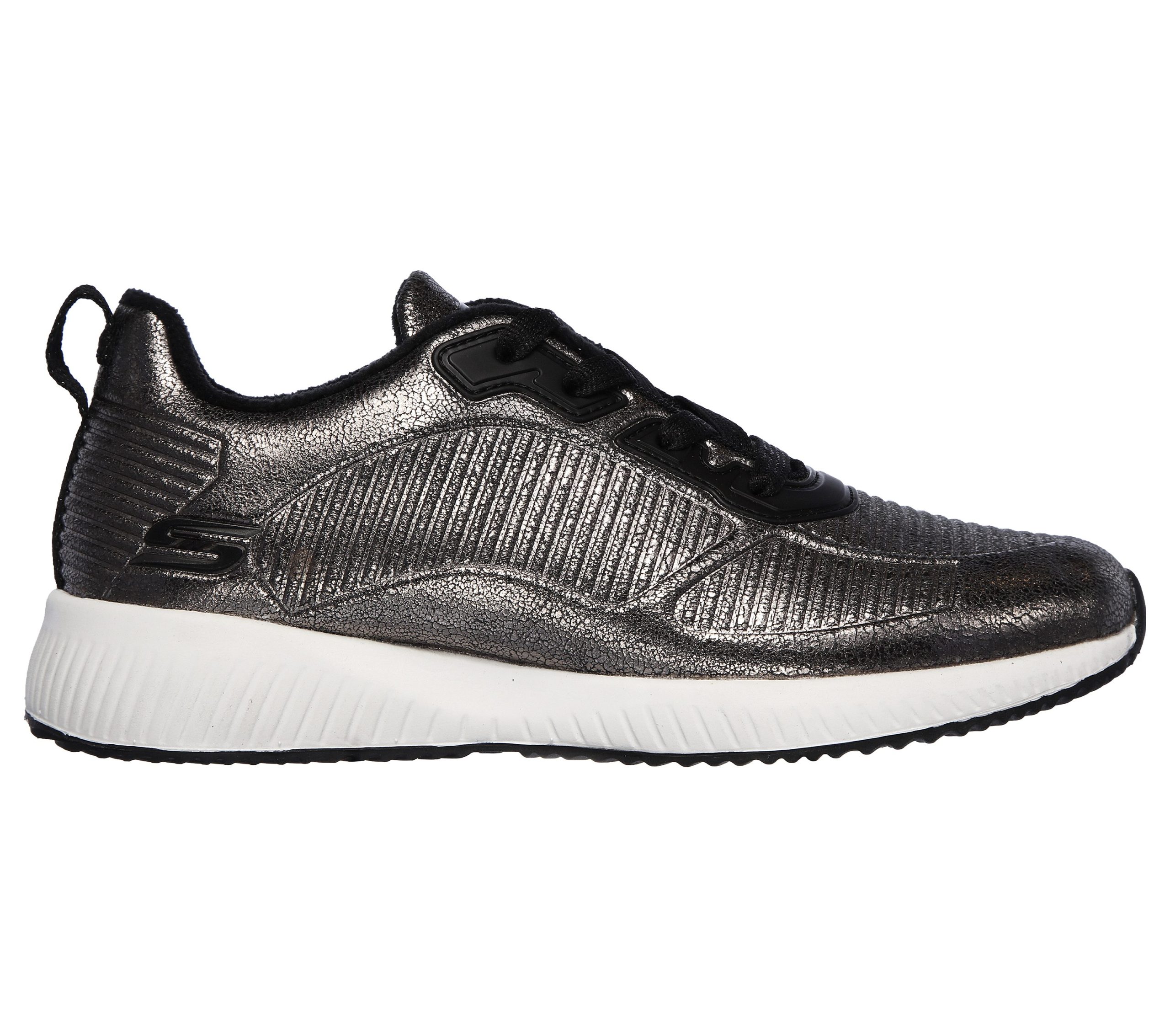 Skechers BOBS Sport Squad – Sparkle Life – Pewter (33155-PEW)