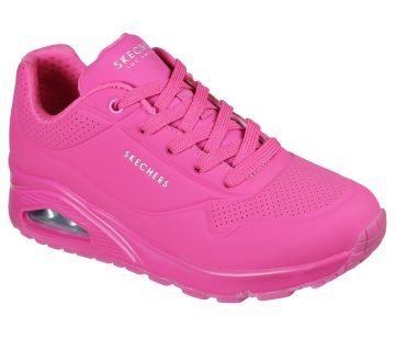 Skechers Uno – Night Shades – Heet Roze (73667-HTPK)